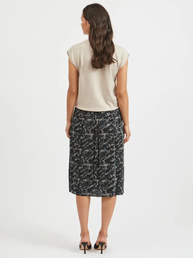 Vila Pullover & Sweatshirts*VIELASTA S/L HIGH NECK KNIT VEST/BF natural melange