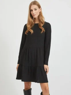Vila Kleider*VIELITA L/S DRESS - NOOS Black