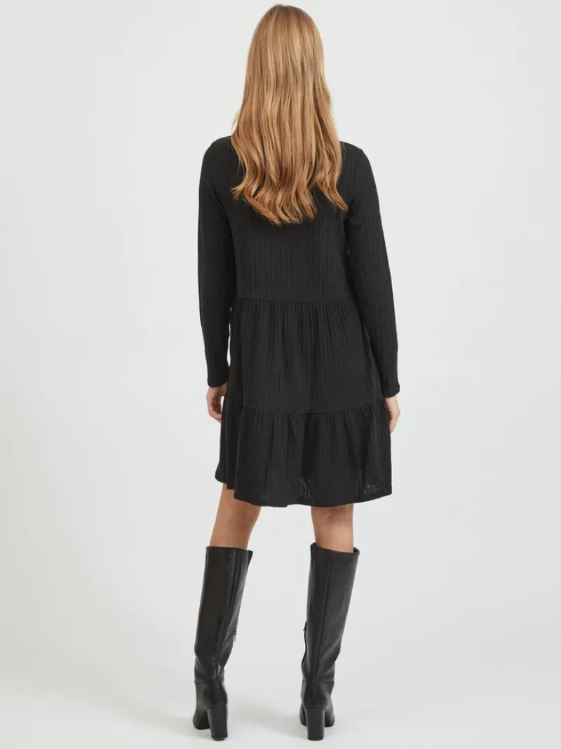 Vila Kleider*VIELITA L/S DRESS - NOOS Black