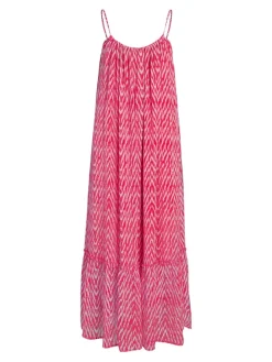 Vila Kleider*VIFALIA KIRA S/L ANCLE DRESS/SU pink yarrow