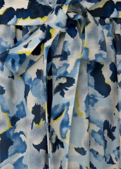 Vila Kleider*VIFALIA TWI L/S SHORT DRESS/DFS cornstalk