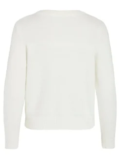 Vila Pullover & Sweatshirts*VIFEAMI L/S KNIT CARDIGAN/SU-FAV NX/1 Cloud Dancer