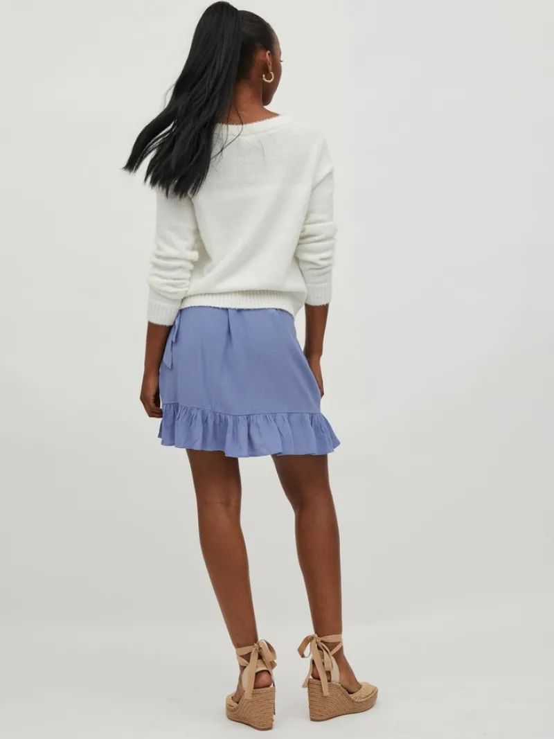 Vila Pullover & Sweatshirts*VIFEAMI L/S KNIT CARDIGAN/SU-FAV NX/1 Cloud Dancer