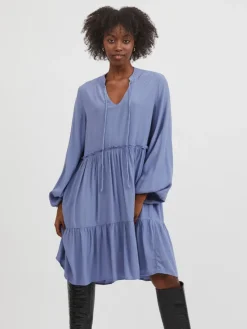 Vila Kleider*VIFINI L/S DRESS/SU - NOOS English Manor