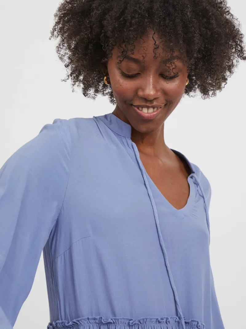 Vila Kleider*VIFINI L/S DRESS/SU - NOOS English Manor