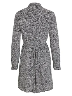 Vila Kleider*VIFINI L/S SHIRT DRESS/SU - NOOS black2
