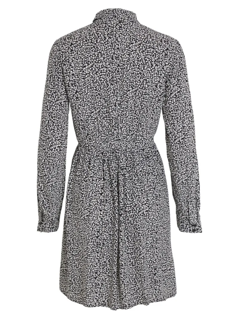 Vila Kleider*VIFINI L/S SHIRT DRESS/SU - NOOS black2