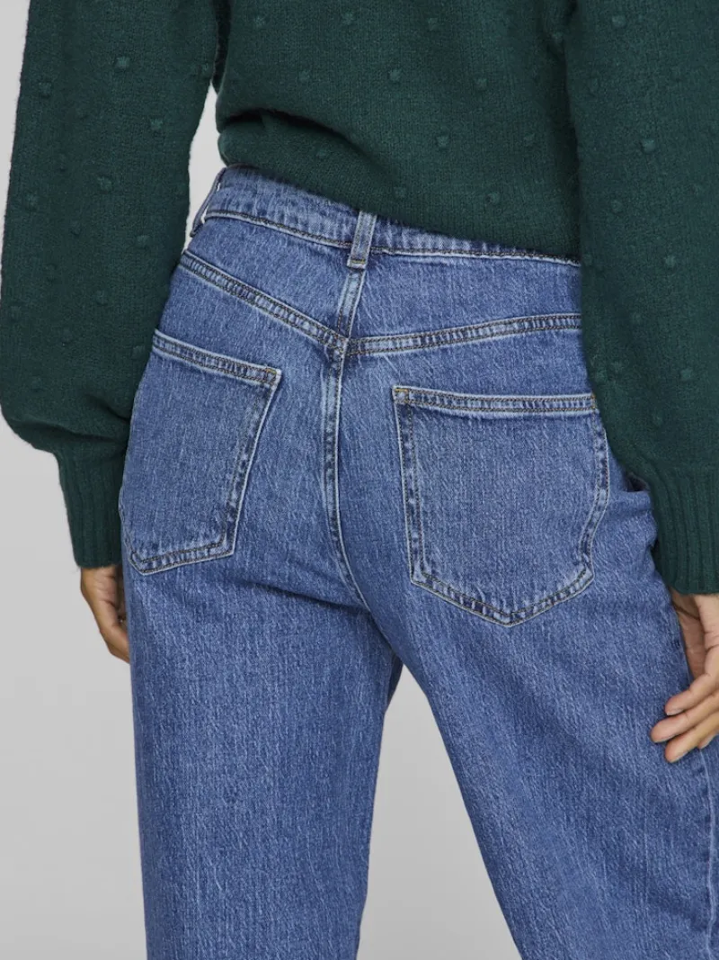 Vila Jeans*VIFREYA JAF HW JEANS - NOOS Medium Blue Denim