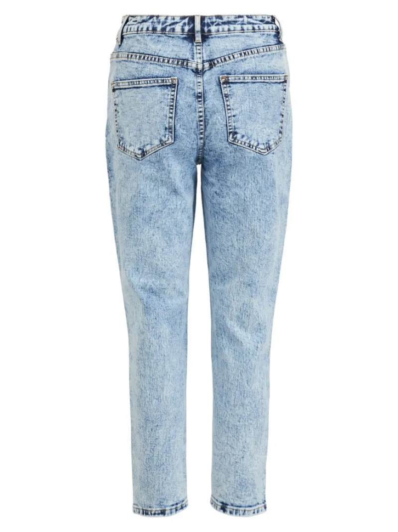 Vila Jeans*VIGILLIANA HW MOM JEANS Medium Blue Denim