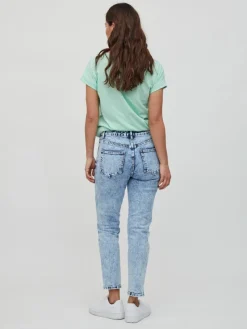 Vila Jeans*VIGILLIANA HW MOM JEANS Medium Blue Denim