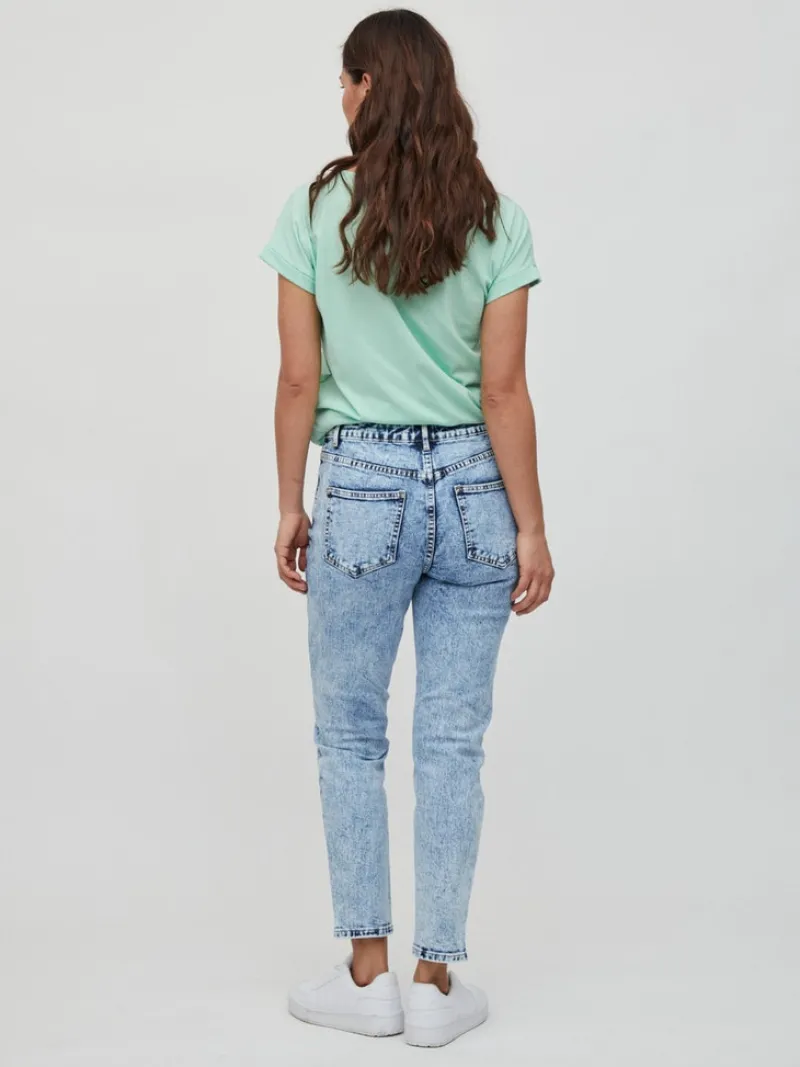 Vila Jeans*VIGILLIANA HW MOM JEANS Medium Blue Denim