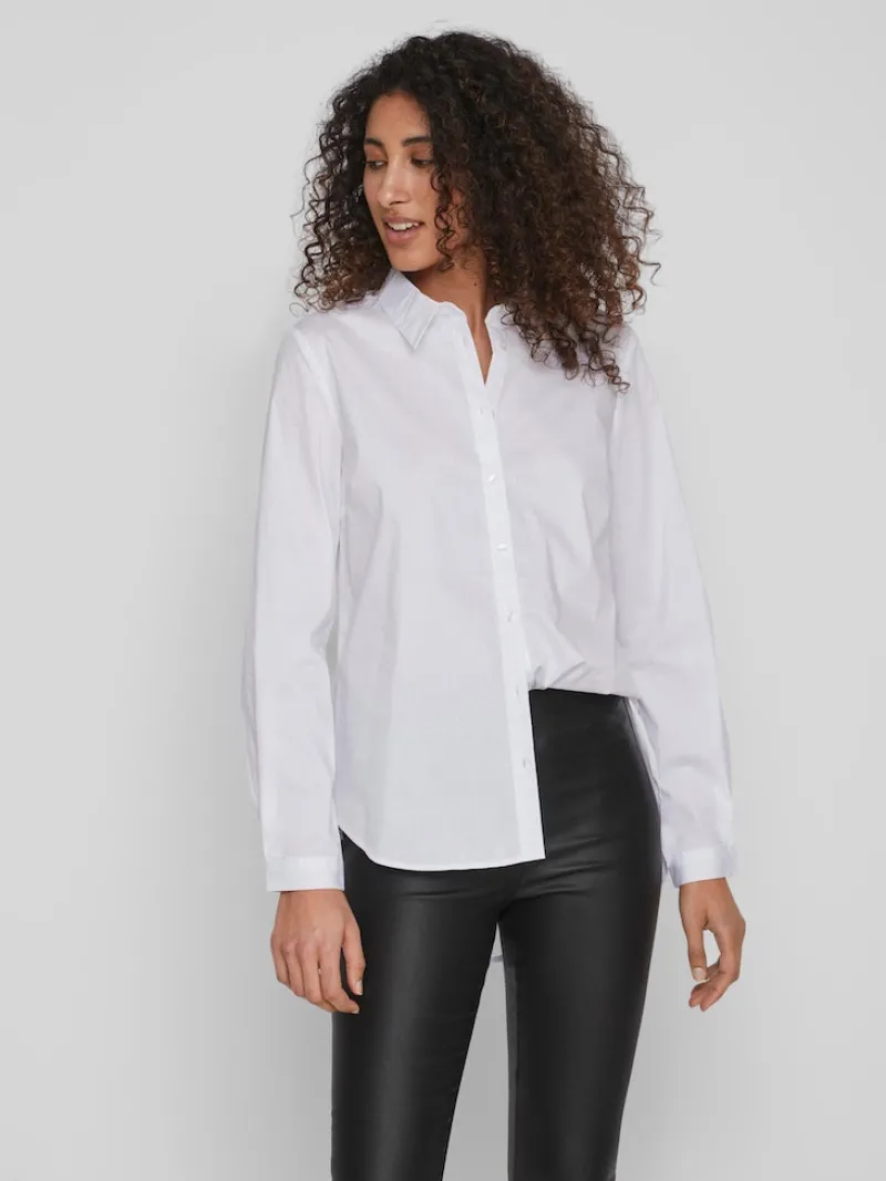 Vila Blusen*VIGIMAS L/S SHIRT - NOOS optical snow