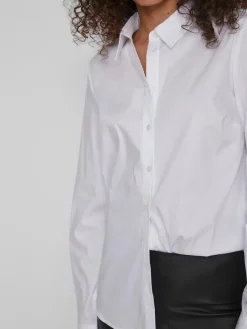 Vila Blusen*VIGIMAS L/S SHIRT - NOOS optical snow