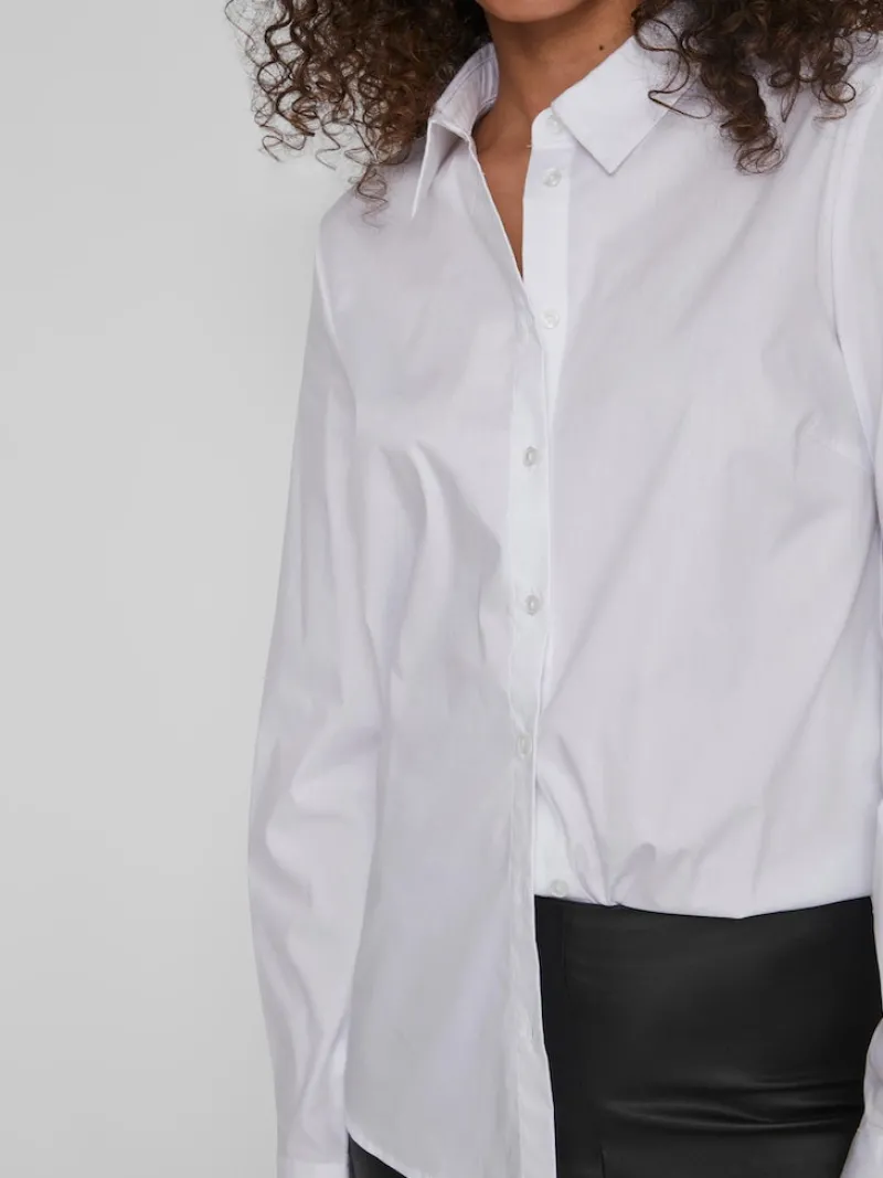 Vila Blusen*VIGIMAS L/S SHIRT - NOOS optical snow