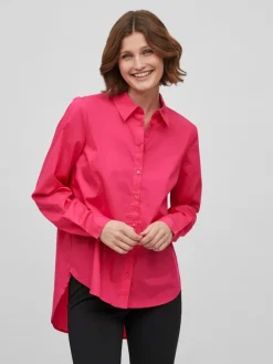 Vila Blusen*VIGIMAS L/S SHIRT - NOOS pink yarrow
