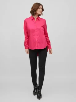 Vila Blusen*VIGIMAS L/S SHIRT - NOOS pink yarrow