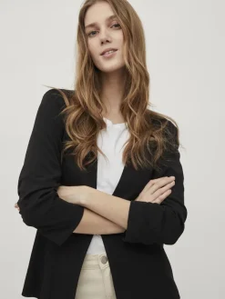 Vila Jacken*VIHER NEW 3/4 BLAZER -NOOS Black