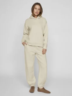 Vila Pullover & Sweatshirts*VIHURIS L/S LOOSE SWEAT HOODIE/PB birch