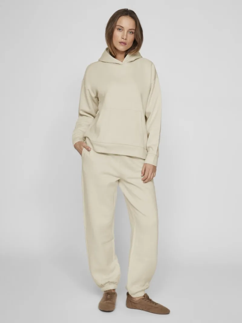 Vila Pullover & Sweatshirts*VIHURIS L/S LOOSE SWEAT HOODIE/PB birch