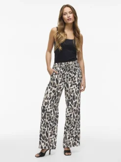 Vila Hosen*VIJOSA HW WIDE PANTS - NOOS birch
