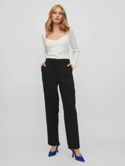 Vila Hosen*VIKAMMA HW PANT - NOOS Black
