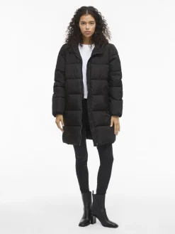 Vila Jacken*VIKARLA NEW LONG PUFFER JACKET Black