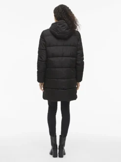 Vila Jacken*VIKARLA NEW LONG PUFFER JACKET Black