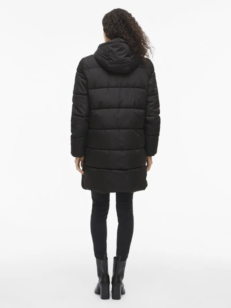 Vila Jacken*VIKARLA NEW LONG PUFFER JACKET Black