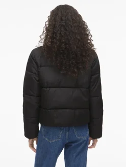 Vila Jacken*VIKARLA NEW SHORT PUFFER JACKET Black