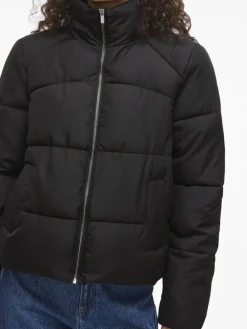 Vila Jacken*VIKARLA NEW SHORT PUFFER JACKET Black