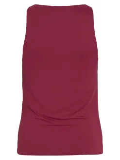 Vila Shirts*VIKENZA S/L TANK TOP - NOOS Beet Red