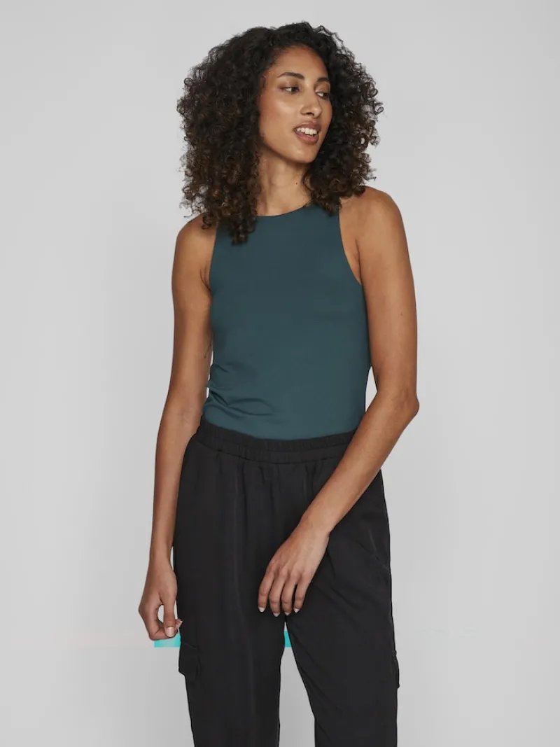 Vila Shirts*VIKENZA S/L TANK TOP - NOOS Ponderosa Pine