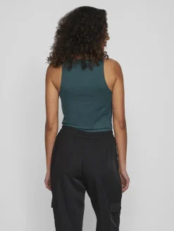 Vila Shirts*VIKENZA S/L TANK TOP - NOOS Ponderosa Pine
