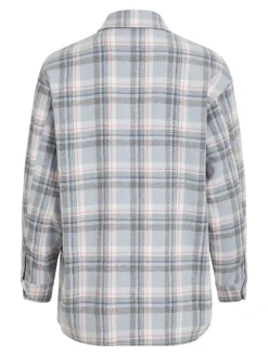 Vila Jacken*VIKIKI L/S SHACKET Cashmere Blue