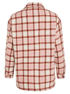 Vila Jacken*VIKIKI L/S SHACKET Cloud Dancer