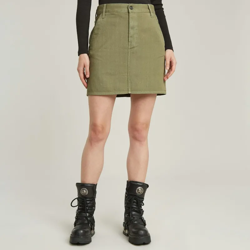 G-star Raw Röcke*Viktoria Short Chino Skirt wmn ensis green gd