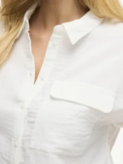 Vila Blusen*NIA S/S SHIRT Snow White