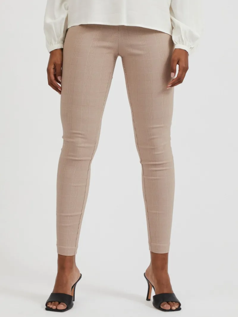 Vila Hosen*URA LOU HW 7/8 LEGGINGS - NOOS Cement