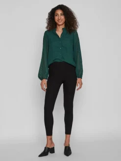 Vila Hosen*URA LOU HW 7/8 LEGGINGS - NOOS black1