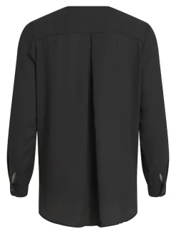 Vila Blusen*VILUCY L/S SHIRT - NOOS Black
