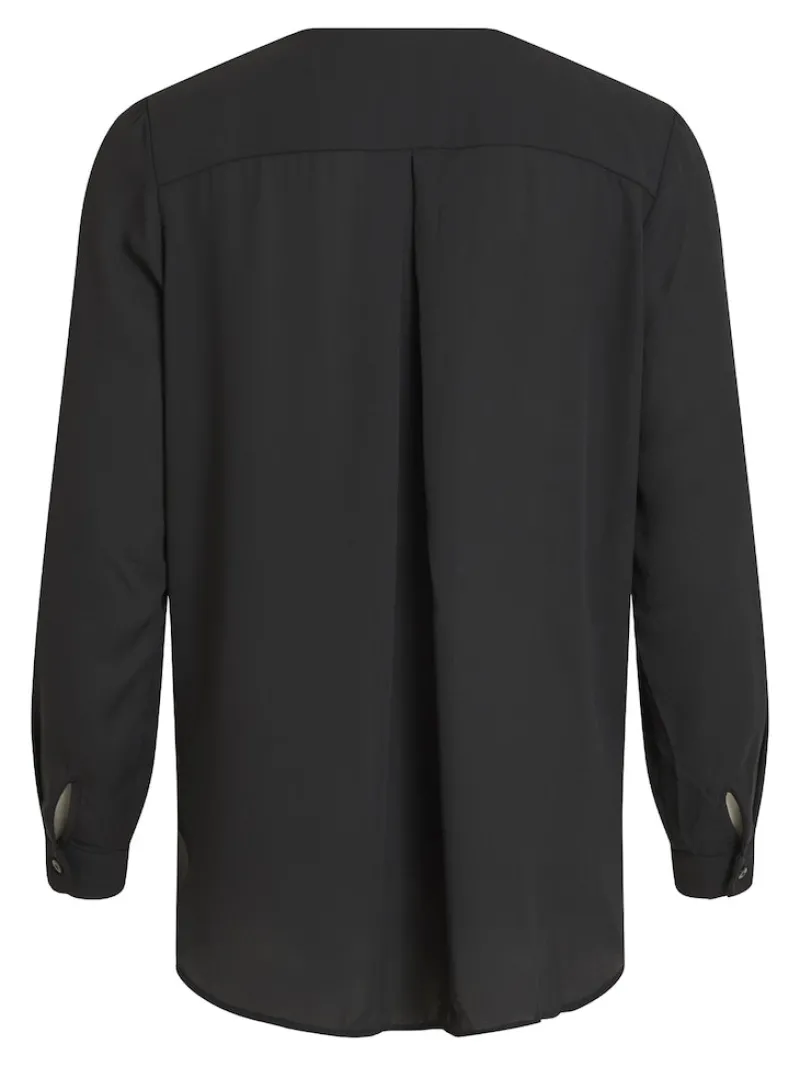 Vila Blusen*VILUCY L/S SHIRT - NOOS Black