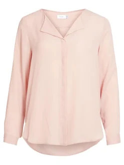 Vila Blusen*VILUCY L/S SHIRT - NOOS hellrosa1