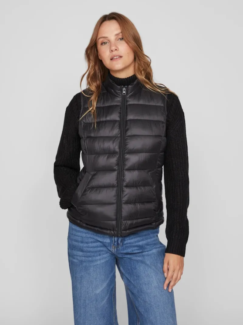 Vila Westen*VIMINSK SHORT WAISTCOAT Black