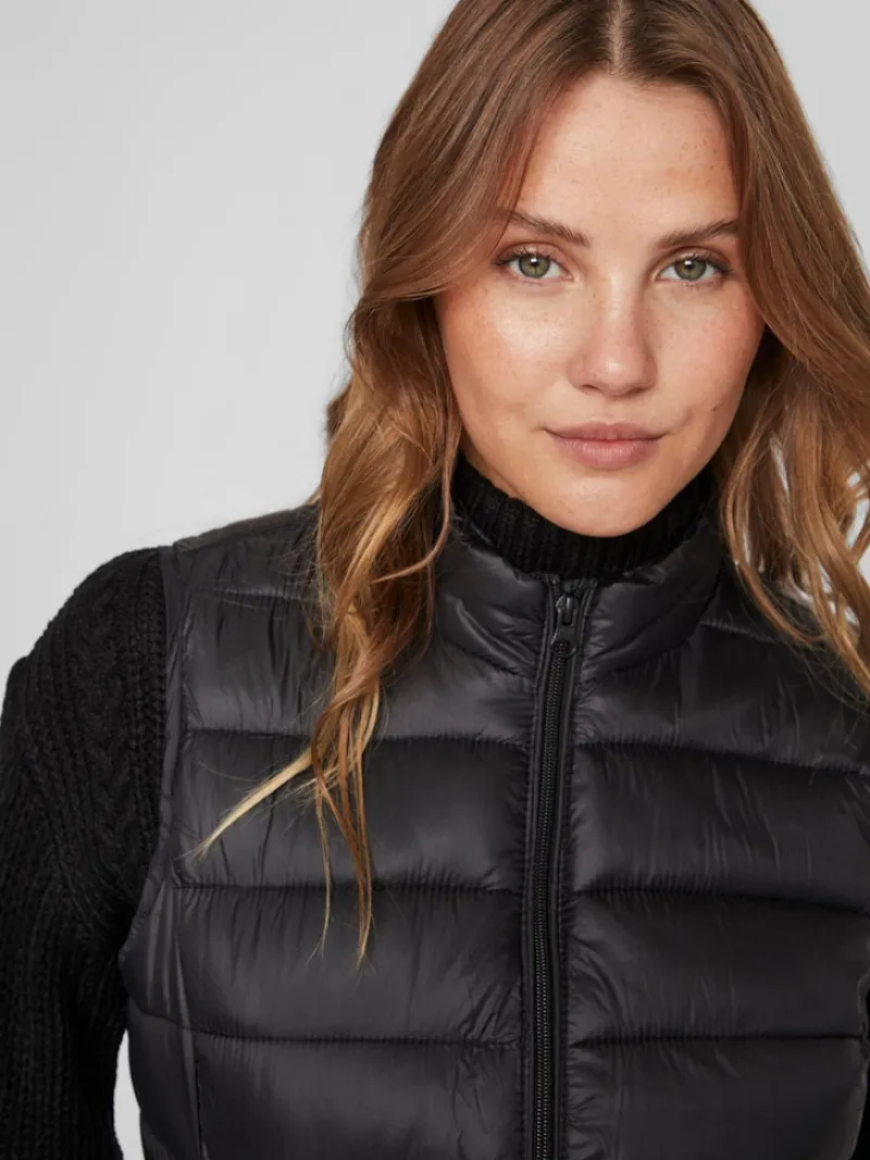 Vila Westen*VIMINSK SHORT WAISTCOAT Black