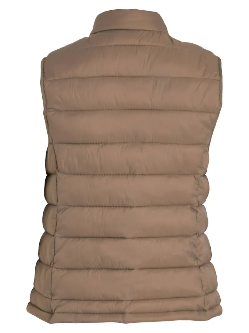 Vila Westen*VIMINSK SHORT WAISTCOAT Walnut