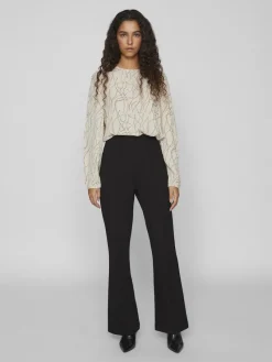 Vila Blusen*VIMIST L/S TOP /E Feather Gray