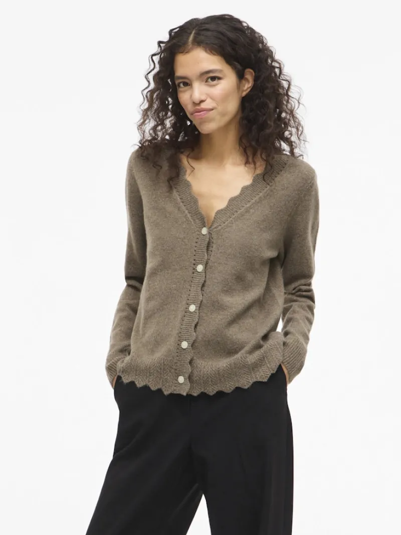 Vila Pullover & Sweatshirts*VINIKOLINA V-NECK L/S KNIT CARDIGAN Falcon