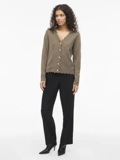 Vila Pullover & Sweatshirts*VINIKOLINA V-NECK L/S KNIT CARDIGAN Falcon