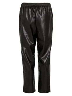 Vila Hosen*VINILLE RW COATED 7/8 PANTS - NOOS Black