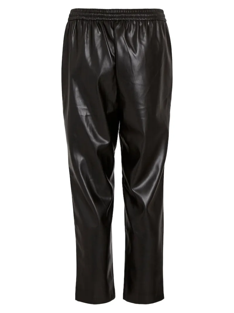 Vila Hosen*VINILLE RW COATED 7/8 PANTS - NOOS Black